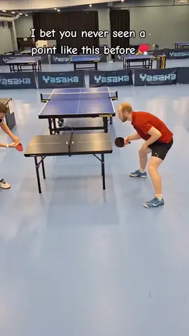 I promise you never seen a table tennis point like this before🏓🏓 #sverige  #pingpong #tabletennis #tischtennis 