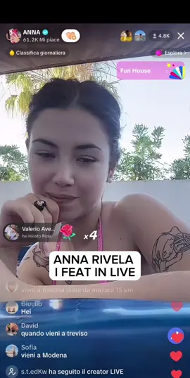 Anna sempre più bella 🫶🫠 #music #live #curiosity #trap #annapepe #anna #fyp #fan #meme #relax #rap #girls #gossip #over40 