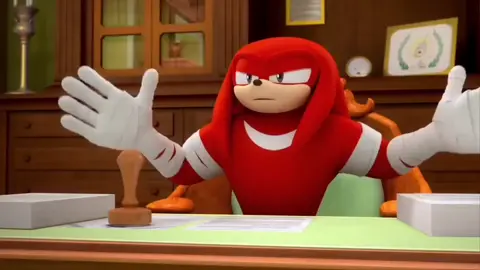 Knuckles can't decide!