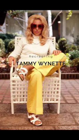 Recreating an outfit can be so informative when designing costumes for a character. It’s a chance to get to know them, exactly as they were. The brilliant  @abesylviamightyreal wrote a scene based solely off of an image of Tammy Wynette in those famous yellow pants. Striking the balance of matching the research and dressing the actor is the kind of work that makes this job so much fun! #fyc #costumedesign #tammywynette  