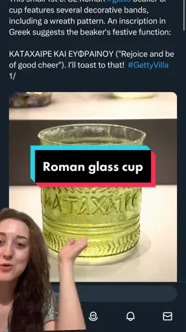 The original post was by Chapps on twitter sorry it got cut off #archaeology #archaeologytiktok #roman #artifacts #romanarthistory #greenscreen 
