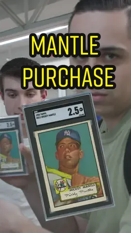 Buying a Mickey Mantle SGC 2.5 👀 #cardcollector2 #sportscards #mickeymantle #mickeymantlerookie 