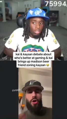 kai really took it there u can tell kaysan was upset 😭 #kaicenat #kai #kaysan #madisonbeer #fyp #viral 