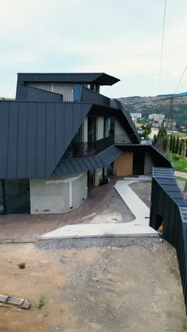 Would you live in this house?📍 🇬🇪 #house #black #Home #building #developemnt #build #Apartment #foryou 