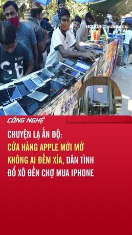 Chuyện lạ Ấn Độ: Cửa hàng Apple mới mở không ai đếm xỉa, dân tình đổ xô đến chợ mua iPhone #genk #mutex #apple #iphone #ando #khampha #congnghe #news #amm