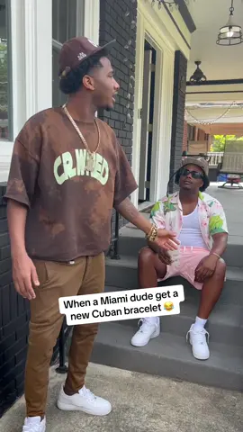 Gitta show them bracelets 😂😂😂😂😂 #Miami #fyp #jewelry #funnyent #viral  #foryou #rich #thatboyfunny 