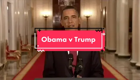 Obama v Trump - this made me chuckle.  #trump #obama #usa #politics #fyp