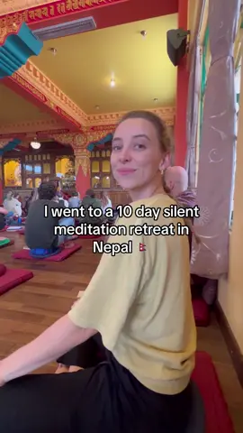 would you give up talking & technology for 10 days to meditate? One of the hardest things I’ve ever done, but life changing and i’d do it again. 😌🙏 @Nepal Tourism Board 🙏🏻  @Steller  #Nepal #NepalNow #lifetimeexperiences #meditationretreat #buddhism #travel