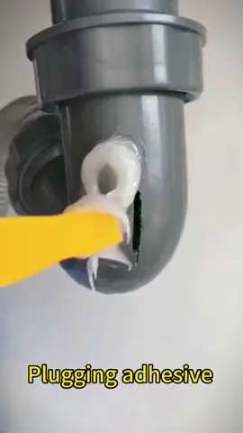 Water pipe leakage repair waterproof glue leakage glue metal PVC sewer pipe pipe repair glue artifact sealing plugging cement#goodstuff @TikTok 
