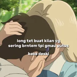 sayanggg, akuu tauu masing' dari kita pasti pngn di ngrtiin, akuu jugaa capee tiap hri brntem muluu,beso' jangan gitu lagii yaa? akuu gamauu brntem teruss,kalaw semisal ada masalah dgn hubungan kitaa bicarakan baik' yaa jangan lngsung ngmbil kputusan buat break!! akuu gamau kehilangan kamuu :( mulai sekarang kita harus bisaa ngrtiin satu sama lain yaa!!. aku smakin yakinn klau pasangan yang uda nmenin aku sejauu ini ituu pasangan yang tepat buat aku yaituu kamuu sayangggg , aku gabisaa deskripsiin kamu lebi banyaa lagi dr kata kata , ni yaaa asal bb tauu kamu ituuu trlalu SEMPURNAAAA untukk dicritainn lewat kataa kataa bb :c walaupun kita seringgg berantemm aku ga nyangka kamu masih bertahan sama aku sampai sekarang😕😕i really lucky to have u makasi uda mw temenin aku sampai sekarang ini , aku harap kita bisa bertahan lama tanpa harus ada kata 