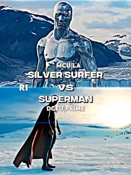 silver surfer Vs superman live action and comics base #fyp #foryou #viral #trending #grow #silversurfer #superman #marvel #dc 