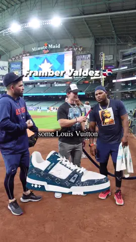 What are your favorite shoes of all time? 👀🔥 There are some sneaky sneaker heads in the MLB 🥶😂 We had to ask the Astros this question because of 1 free pair we know they all got from Travis Scott himself… The variety in responses here was so cool tho 🦾⚾️ We wish we had more shoe knowledge beyond Jordan’s but we’ll learn 🤣 #shoes #sneakers #travisscott #jordan11 #jordan1 #houstonastros #astros #houston #astrosbaseball  #baseball #baseballseason 