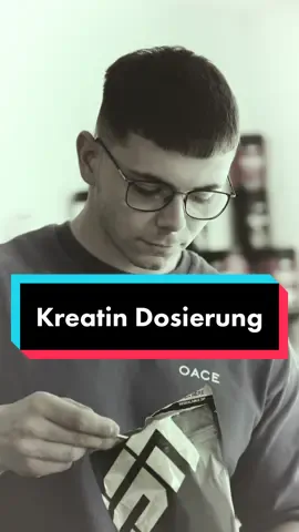Kreatin - die richtige Dosiereung🙌🔥 #Fitness #muskelaufbau #muskeln #training 
