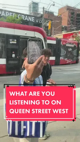 What songs are you adding to your playlist? 👀🎶🇨🇦🔥  #WhatAreYouListeningTo #QueenStreetWest #Toronto #MuchMusic  