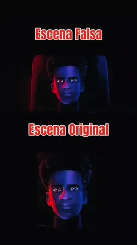 Escena filtrada  que fue borrado de la película Spiderman Across The Spider Verse #spideman #milesmorales #hombrearaña 