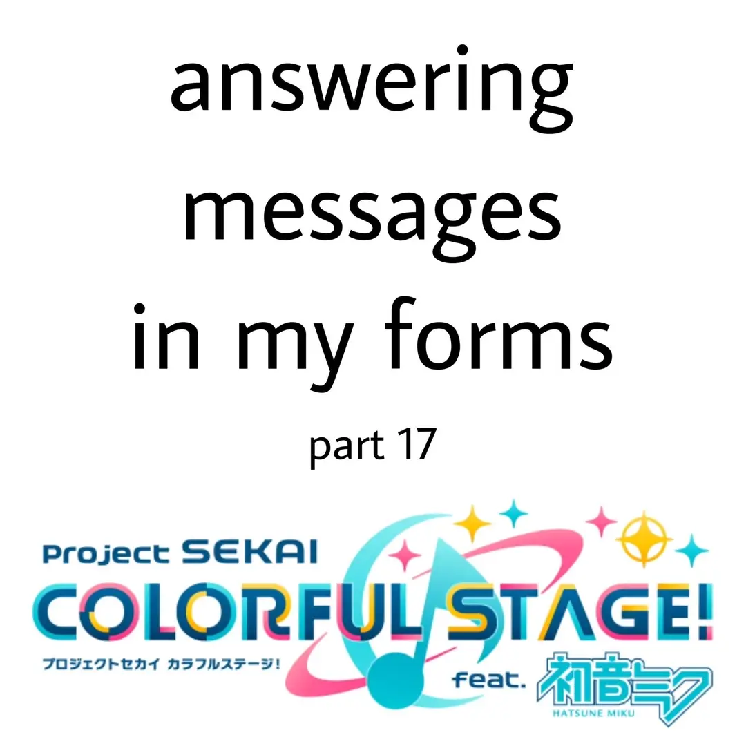 woohoo!! i know it’s a bit long but pls read my message on the second slide!! #projectsekai #prosekai #proseka #pjsekai #prsekai #colorfulstage #projectsekaicolorfulstage #hatsunemiku #foryoupageofficiall #kohakitoo #foryourpage #googleforms #forms #leoneed #moremorejump #vividbadsquad #wonderlandsxshowtime #foryoupage #nightcordat25 #like #share #trending #viral #trends #foryou #trend #live #follow #tiktok #xyzbca #mutuals #fyp #moots #friends #GenshinImpact #game #music #song #fypシ #ichikahoshino #rarepair #rareship #ship #fypage #cool