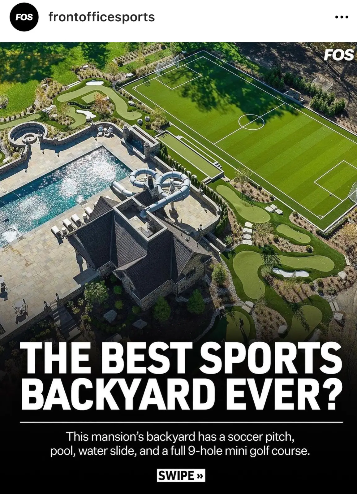 Best sports backyard ever? #mancave   #MLB #PGATOUR #nfl 