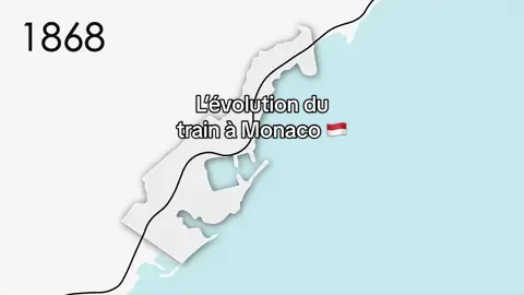 Comment les gares de Monaco ont évolué de leur création à aujourd’hui ! #monaco #train #railways #histoire #montecarlo #sncf #transports #cartes #géographie