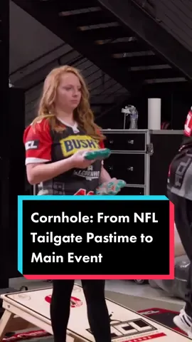 If you think #cornhole is only played at #tailgates and backyard #barbecues, think again. @American Cornhole League has professional players, big investors, sponsors and the helping hand of #ESPN. Can it make the big time? Learn more on Next in #Sports via the link in our bio. #sportstiktok #football #NFL 