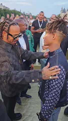 #lewishamillton #jadensmith #lvmenss24 #pfw #lv 