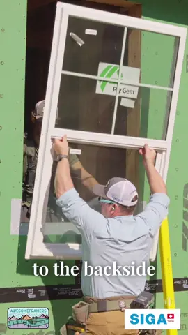 Window installation in under 1 minute in Reel time.    . #framersareadyingbreed #framer #framerlife #huberpartner #framing #footings #foundation #concrete #mathneverlies #layitoutbuilditup #Carpenter #carpentry #squaresnapbuildrepeat #ZipSystem #finishframing #frametheworld #construction #craftsman #framersofig #ppe #hearingprotection #framersofinstagram #carpenterlife