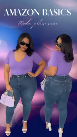 Amigas! Les muestro el enterizo ( Bodysuit) mas comodo del mundo 😍 Lo ame!! Viene en diferentes colores es talla grande friendly! Comprenlo porque quedan pocos 😘  Recuerda que el estilo no tiene talla 💓 OOTD Plus: Bodysuit: @Amazon Fashion  Jeans: @Good American  Bag: SheIn Sandals: Ross #amazonbasics #amazonbodysuits #outfitsconjeans #midsizestyle #modaplussize #arreglateconmigo #plussizegrwm #plussizebodysuit #plussizestyleinspo #plussizeoutfit #plussize #size16style #plussizejeans #outfits #modatallasgrandes #plussizefashion 