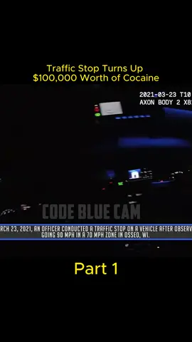 Traffic Stop Turns Up $100,000 Worth of Cocaine p1 #tiktok   #fypシ゚viral   #foryou   #short   #video #police #car #cops