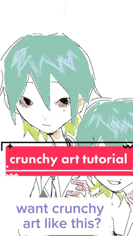 some people have asked me how to make your art look crunchy  , so here is my art process! XD #fyp #artistsupport #foryoupage #smallartist #artistsoftiktok #illustration #illustrationartists #ibispaint #blowthisup #arttutorial #art #digitalart #doodle #oc #animeart #anime #mangaart #legatobluesummers #trigun #trigunmaximum #trigunstampede #foryoupage 