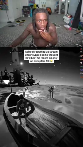 BRO KAI IS TOO DEEP IN 😭 | IF YOU MISSED THIS STREAM HE WAS ONLY LIVE FOR 16 MINS LOL #kaicenat #kai #onlyup #fyp #viral #vrewls 