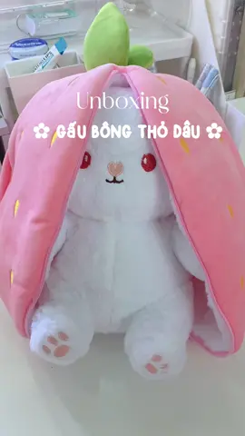 Thỏ bông cưng quá nèee #unboxing #memon #gaubongmemon #gaubong #cute #xuhuong #fpy 