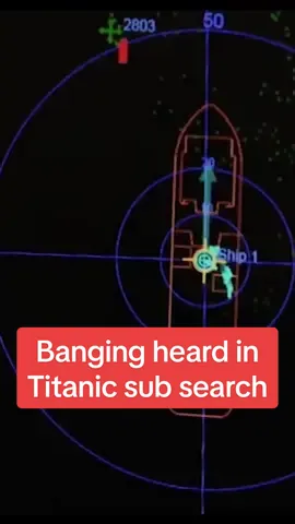 Banging sounds have been heard in the search for the missing Titanic submarine. This was revealed in a leaked US government memo. #news #dailymirror #breakingnews #titanic #submarine 