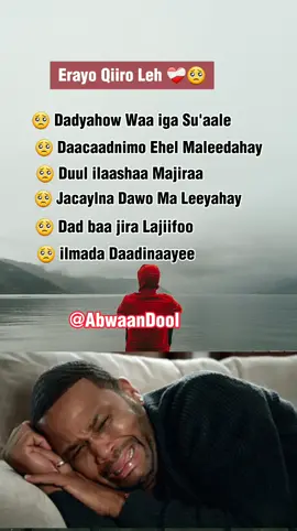 jacayl ma leedahay 😫💔🦋#🍀abwaandool🍀 #somalitiktok #somalitiktok12 #somalia #somali #foryou #foryoupage #gumasoor👑 