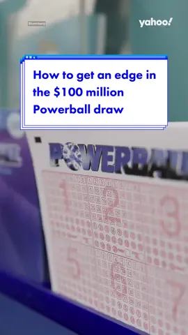 How to get an edge in the $100 million #Powerball draw 👀 #powerballaustralia #lottery #ozlotto #lotto #lottoaustralia #australialotto #australialottery #yahooaustralia 