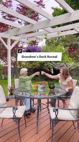 Reveal of my Grandma’s Budget Deck Makeover 🥰