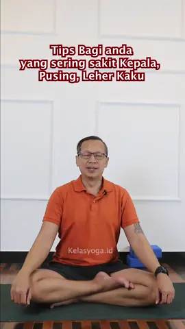 Tips bagi anda yg sering mengalami kepala pusing, leher kaku bisa coba terapi gerakan ini #fyp 