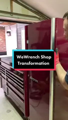 WeWrench Shop Renovation #garage #dreamgarage #construction #cars #automotive #tools #mechanic #technician #mechanicsoftiktok #techniciansoftiktok #cartok #DIY 