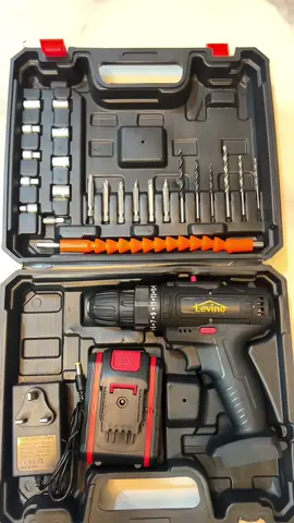 LEVINO 3 month warranty 188VF 2 battery Electric Drill Battery Cordless Drill Impact Screwdriver Cordless Electric Set#cordlessdrill #cordlessdrillmurah #cordlessdrills #cordlesshammerdrill #affiliatemarketing #fypシ #CapCut 