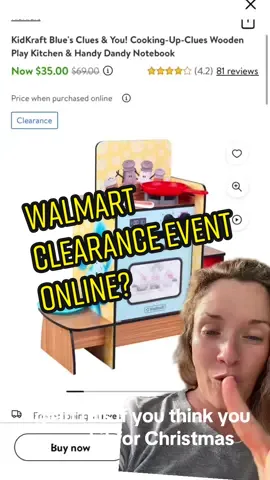 #stitch with @RaeCoupons  #greenscreen just because your store doesn’t have it doesn’t mean it’s not Online, check out Walmart toy clearance event happening both Online and Anne store. #Clearance #ChristmasInJuly #ChristmasShopping #BudgetShopping #HowToSaveMoney #WalmartClearance #SavingMoneyOnline.