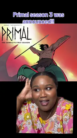 Primal s3 was just announced by Genndy Tartakovsky! #primalseason3 #primalgennedytarttakovsky #spearandfang #primalspearandfang #fangandspear #spearandmira 
