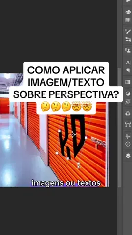 Como aplicar imagem ou texto sobre PERSPECTIVA? 🤔🤯🤯#dicasphotoshop #design #photoshop #designgrafico 