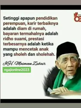 istri sholehah #ngajionline2023 #gusbaha #mbahmoen #maimunzubair #quotesislam #quoteoftheday #quotes #ngajigusbaha #fypage 