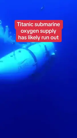 Heartbreak for missing Titanic submarine crew as coastguards say oxygen will now have run out #news #dailymirror #breakingnews #titanic #submarine 