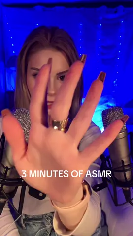 3 MINUTES OF ASMR FOR FAST SLEEP 😴 calm anxiety and racing thoughts for 3 minutes ♥️ #asmr #asmrsounds #asmrtiktoks #fyp #fypシ #anxietyrelief #sleep 