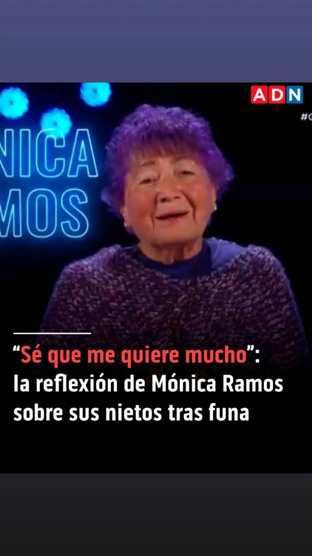 La participante más longeva del reality “Gran Hermano Chile” solo tuvo palabras de consuelo y cariño para sus descendientes.  📲 Revisa más detalles en ADN.cl. #granhermanochile #granhermano #gh #farandulachilena #farandulachile #farandulandia #chilenos 