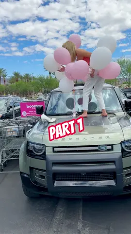 Woman climbs into sunroof after being boxed in pt1 #public #parking #birthday