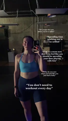 Why should moms have to give up something they love because they had a baby? #firsttimemom #firstbaby #postpartum #postpartumrecovery #postpartumbody #postpartumfitness #postpartumfitnessjourney #GymTok #sahm 