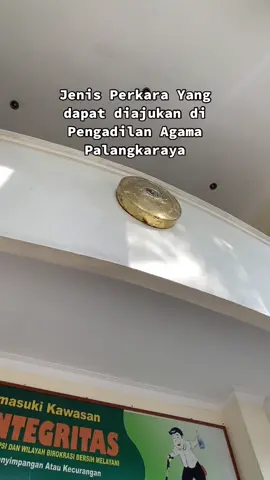 Berikut adalah jenis-jenis perkara yang dapat diajukan ke Pengadilan Agama Palangka Raya. #humasmahkamahagung #pengadilanagama #palangkaraya #pengadilan #ditjenbadilag 
