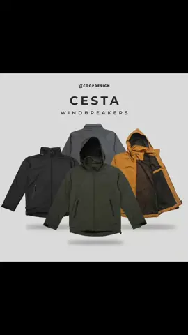 Coop Design - Cesta Jaket Parasut Pria dengan Hoodie #racuntiktok #fyp 