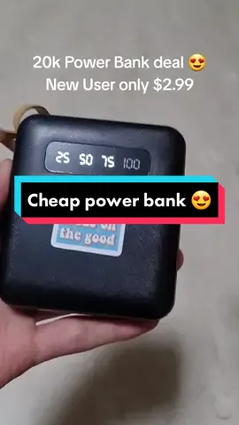 Have been using this power bank for 2 months now and it has fast charging too! Definitely worth the purchase 👌  #tiktoksg #tiktokshop #powerbank #minipowerbank #sgtiktokshop 