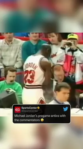 The commentators started to come prepared 😂😂 #michaeljordan #NBA 